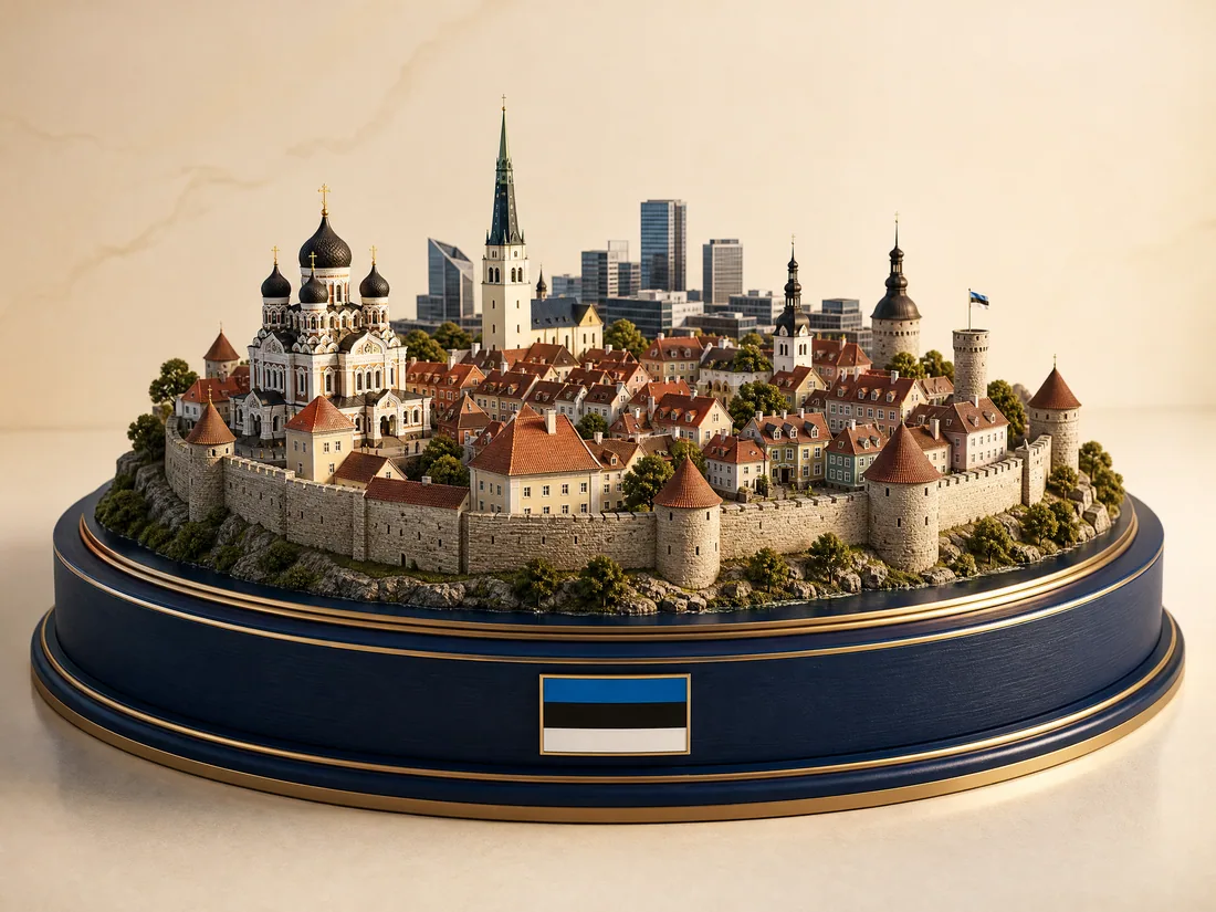 Estonia 3D diorama
