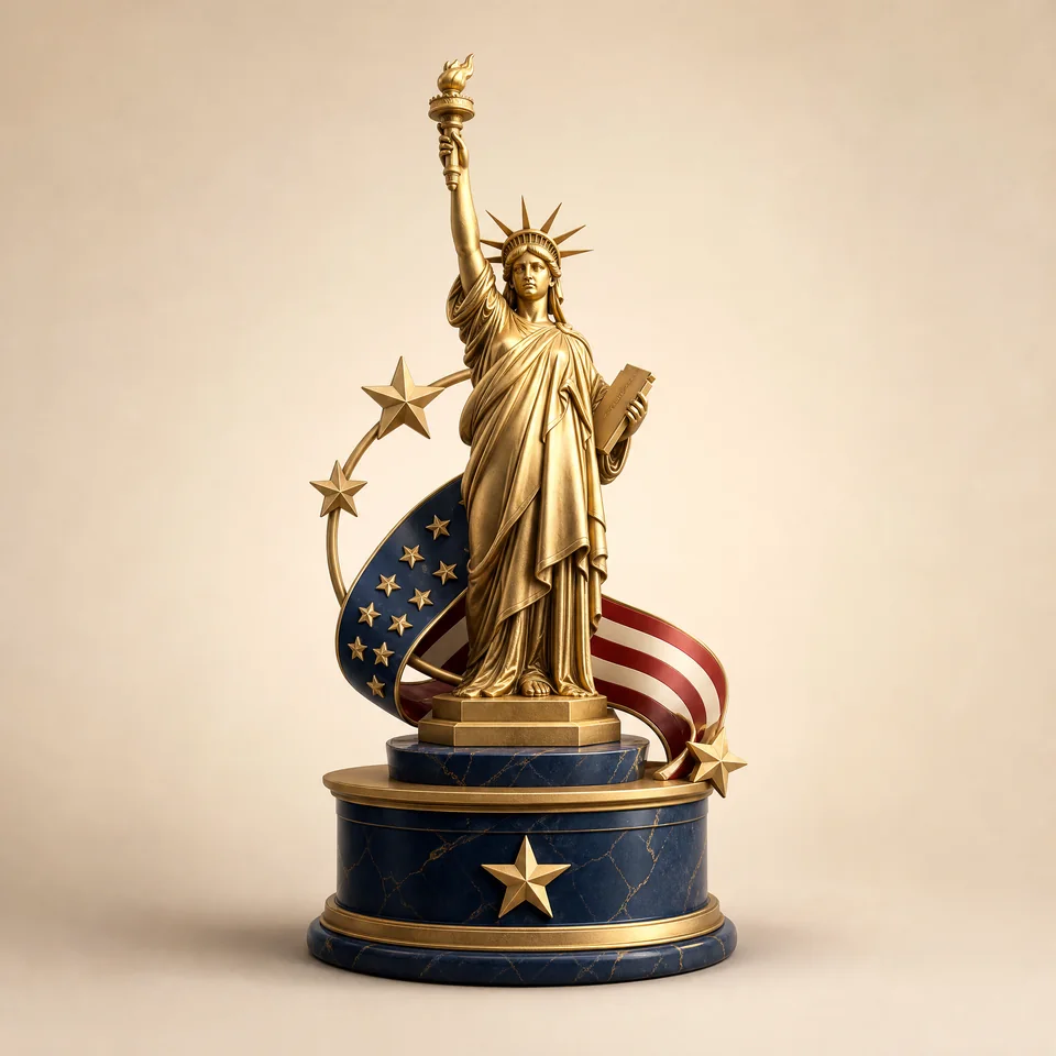 United States 3D diorama